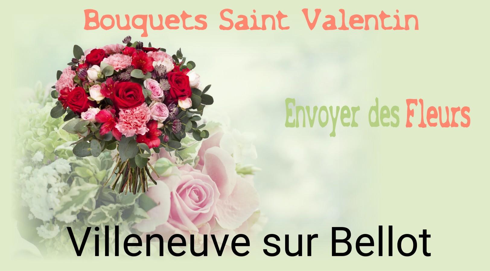 Roses de Saint-Valentin livrées à Villeneuve-sur-Bellot